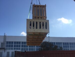 разгрузка кремационной печи